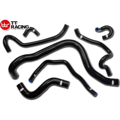 TT1305CBK- Honda Accord CF4/CL1 SIR/T Silicone Radiator Coolant Hose Kit 97 98 99 00 01 Black