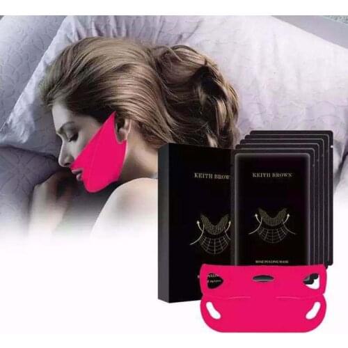 Face-lifting ear-hanging v-face mask Moisturizing lifting firming v-face mask red collagen ear-hanging lifting mask