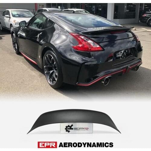 Fiber Glass Rear Spoiler(2009 onwards) For Nissan 370Z Z34 Glass Fiber NIS Style Rear Spoiler Body Kit Tuning Part For 370Z