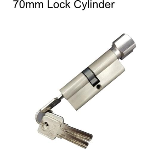 Door Cylinder Biased Lock 70 90mm Cylinder AB Key Anti-Theft Entrance Brass Door Lock Lengthened Core Extended Keys