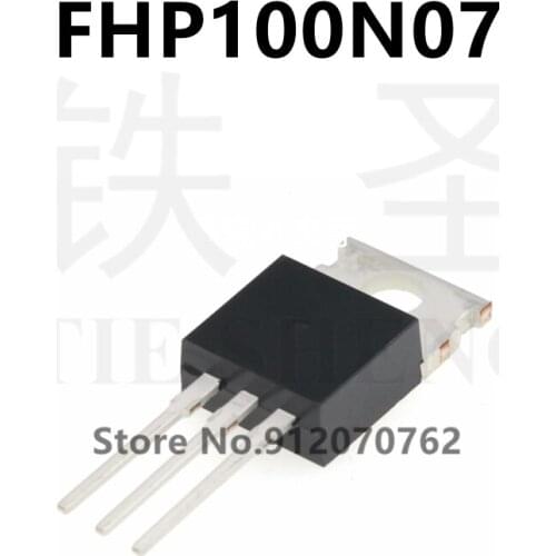 10PCS/LOT New original FHP100N07 100N07 100A 70V TO-220