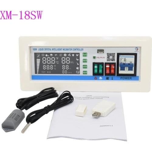 2 set XM-18sw Remote operation incubator Controller thermostat Full automatic and multifunction for App system