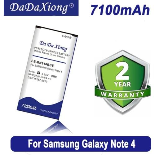 6950mAh EB-BN910BBE EB-BN910BBK Battery for Samsung Galaxy Note4 N910H N910A N910C N910U N910F N910FQ SCL24 SC-01G N910V Phone