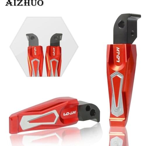 Motorcycle Motorbike Moto Accessories Folding Rearset Foot Pegs Backseat Pedal Rear Foot Pad Foot Support for Yamaha MT07 MT 07