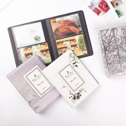 64 Pockets 3 Inch Photo Album Book For Fujifilm Instax Mini Film Paper Album Instax Mini 9 8 7s 90 70 25 Name Card Ticket Holder