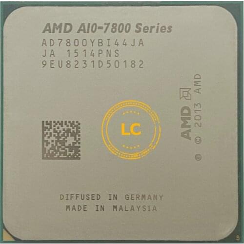 AMD A10-Series A10-7800 A10 7800 3.5GHz Quad-Core CPU Processor AD7800YBI44JA / AD780BYBI44JA Socket FM2