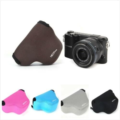 5 colors for choose Camera bag case for Samsung NX3000 NX2000 20-50 lens waterproof Neprene cameras protective pouch cover