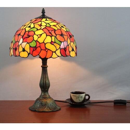 European Creative Table Lights Countryside Bedroom Bedside Living Room Cafe Bar Hotel Warm and Romantic Table Lamps