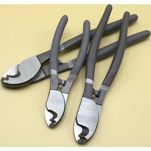 6/8/10inch Wire Stripper Polished Strong Cutting Ability Anti-slip Handle Professional Wire Crimping Pliers for Network