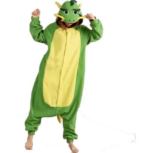 Chinese Dragon Onesies For Adults Kigurumi Pajamas Animal Dragon One-piece Pijamas Women Men Halloween Cosplay Costume Bodysuits