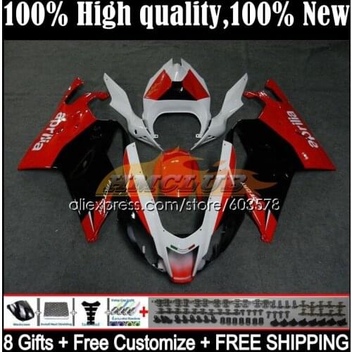 Kit For Aprilia Mille RSV 1000 R RR RSV1000RR 53CL.16 RSV1000R 1000R 2003 2004 2005 2006 RSV1000 03 04 05 06 Fairing Red black