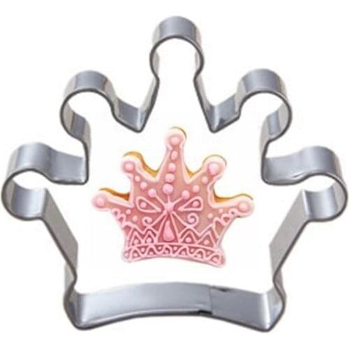 Crown Diamond Cookie Tools Cake Stencil Kitchen Cupcake Decoration Template Mold Cookie Coffee Stencil Mold Baking