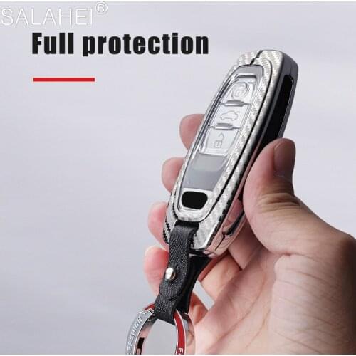 Hot Selling Zinc Alloy TPU Car Key Cover Case For Audi A1 A3 A4 A5 A6 A7 A8 Quattro Q3 Q5 Q7 2009 2010 2011 2012 2013 2014 2015