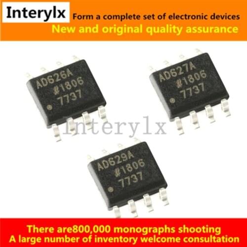 2Pcs AD626ARZ AD627ARZ AD627BRZ AD627A/B AD629ARZ AD629BRZ AD629A/B SOP-8 Linear amplifier IC can be Bom with single chip