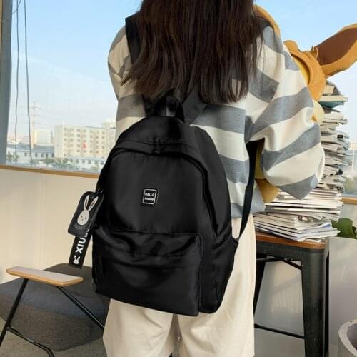 Small Backpack Women 2021 New Korean Primary School Bags for Teenage Girls Simple New Large Capacity Travel Backpacks Ladies