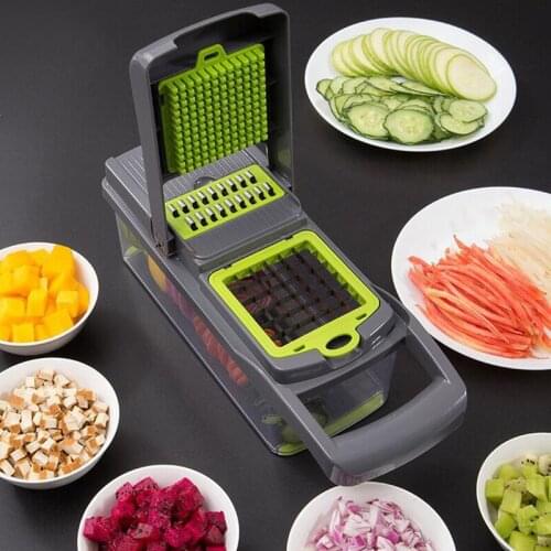 Multifunctiona Vegetable Fruit Slicer Grater Cutter Peeler Potato Peeler Carrot Grater Drain Basket Kitchen Tool Accessories Bas