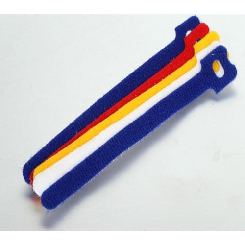 50Pcs Reusable Hook and Loop Fastening multifunction PC TV Computer Wire Magic Cable Ties Organizer (5color)