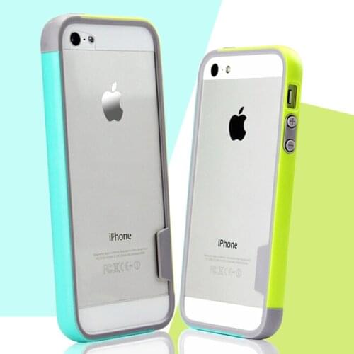 Soft bumper for iPhone 5s SE 2020 case TPU Silicone Anti-Knock Case for iPhone 12 11 Pro Max bumper for XS X XR 6 7 8 6S Plus