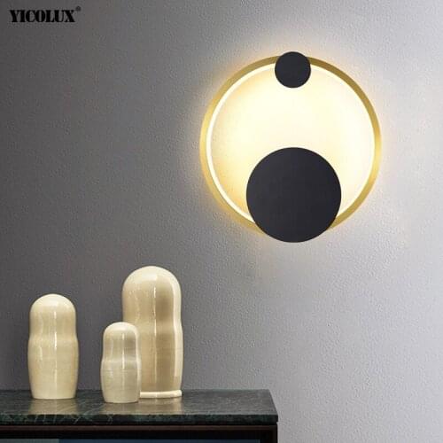 New Simple Modern Wall Lamps Bedside Bedroom Living Study Childrens Room Corridor Aisle Porch Lights Indoor Lighting AC 90-260V