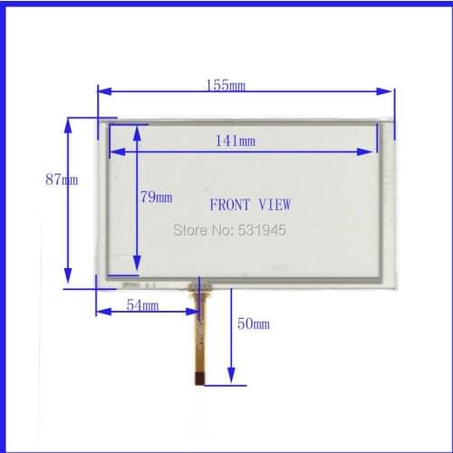 ZhiYuSun New 6.2 Inch Touch Screen 155mm*87mm for 6.2 GPS GLASS 155*87 for tble compatible XWT663 for gps touch ON TM062RDH01