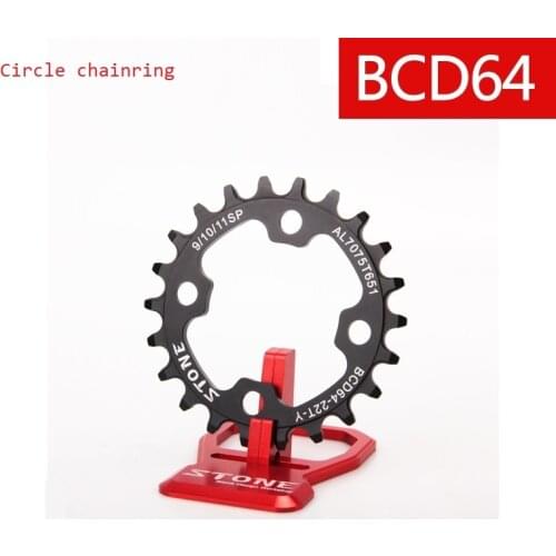 64BCD Oval Circle Chainring Narrow Wide 22T 24T 26T 28T Single Speed small chain ring