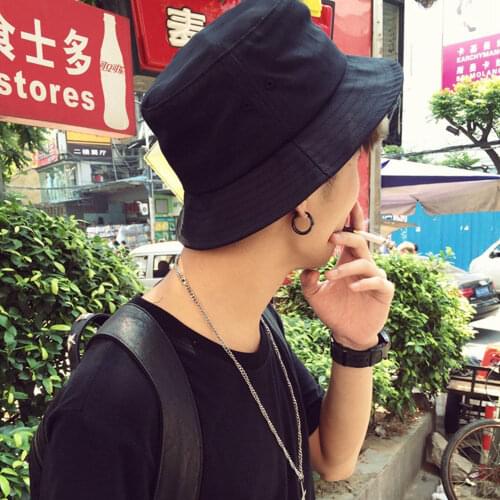 Unisex Summer Foldable Bucket Hat Women Outdoor Sunscreen Cotton Fishing Hunting Cap Men Basin Chapeau Sun Prevent Hats