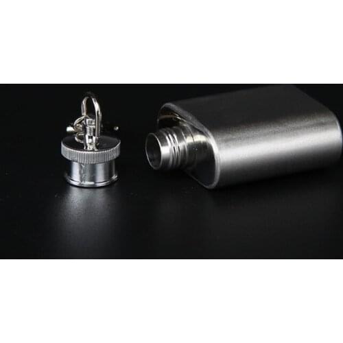 1 Oz Stainless Steel Hip Flask With Funnel Pocket Hip Flask Alcohol Whiskey Hip Flask Screw Cap Home Outdoor Travel Hip Flask