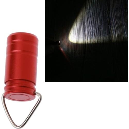 Protable Super Tiny Keychain Flashlight Smallest Bright Key Ring Light Torch G2AF