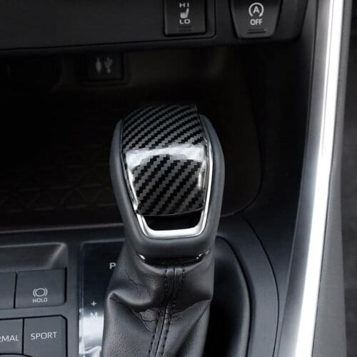 Gear Shift Handle Sleeve Cover Gear Shift Cap Knob Decoration Trim For Toyota Rav4 Rav 4 xa50 2019 2020