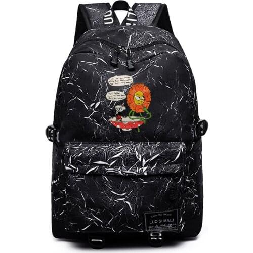 Anime Cuphead Unisex Backpack Casual Schoolbag Fabric High Quality Packsack Mochila Student Teenger Travel Laptop Bag