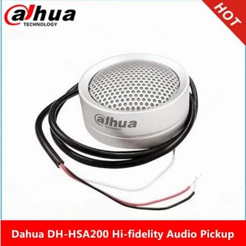 Dahua Audio Pickup DH-HSA200 Hi-fidelity Audio Pickup Microphone for Dahua & Hikvision Audio and Alarm Camera