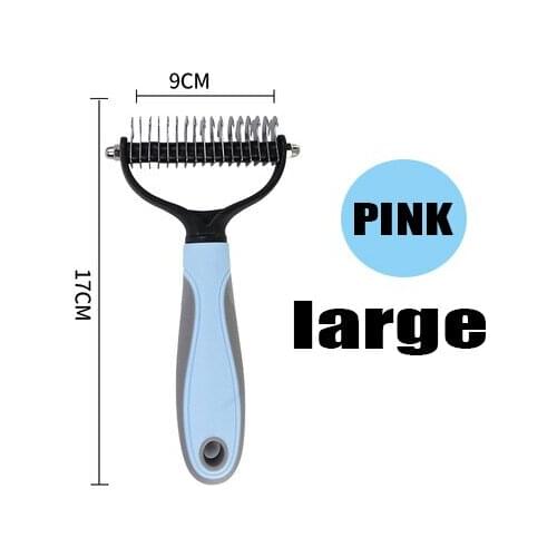 Wonderlife Pet Hair Remover Combs Furmine Cat Grooming Brush Deshedding Tool Comb Edge Trimming Dog Cat Rake Removal Fur Brush