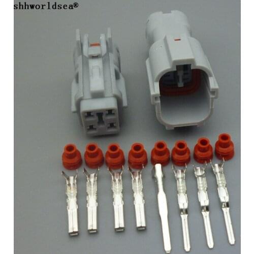 Shhworldsea 4 Pin 2.0mm Sealed Male Female Plug Waterproof Auto Wire Connector MG640333 MG610331 For Light Lamp