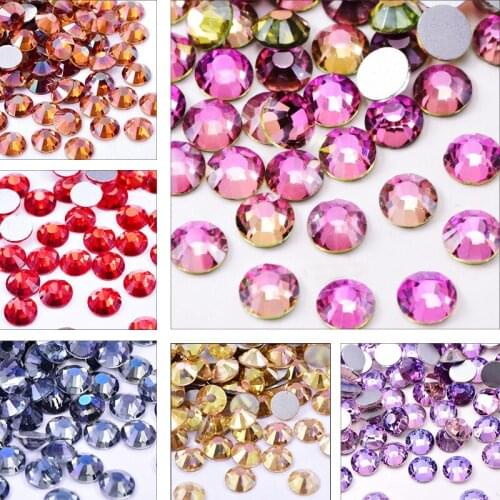 Ss3 1440pcs Rhinestones Crystal Clear AB Non Hotfix Flatback Nail Rhinestoens For Clothes Nails 3D Nail Art Decoration