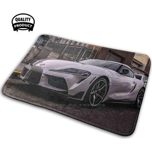 Toyota Supra Soft House Family Anti-Slip Mat Rug Carpet Jdm Japanese 2Jz Sports Car Supercar Car