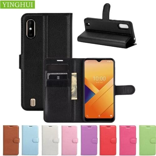 High Quality Litchi Texture Leather Phone Case For WIKO Y81 Y80 Y70 Y61 Y60 Flip Magnetic Cover Wallet Stand Style With Card