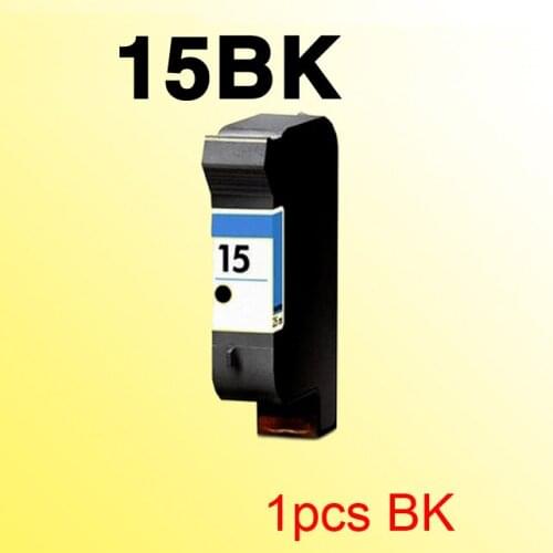 1x black printer ink cartridge compatible for hp15 compatible for hp15 DESKJET 810C/812C/825C/825CVR/840C