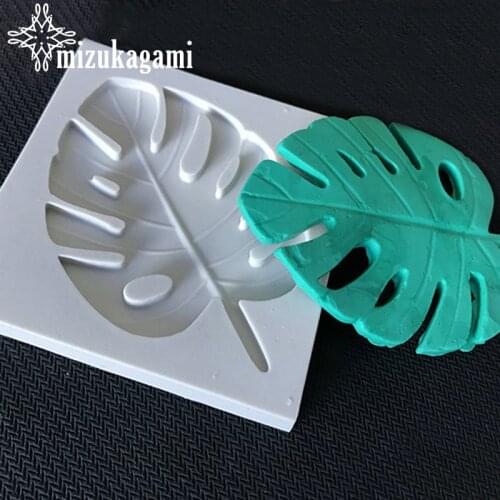 1pcs UV Resin Jewelry Liquid Silicone Mold 3D Large Banana Leaves Resin Charms Pendant Mold For DIY Decorate Making Jewelry