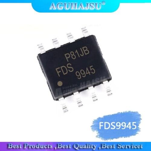 10pcs/lot FDS9945 LCD high-voltage MOS tube FDS9945N 9945N AO9945 SI9945 original