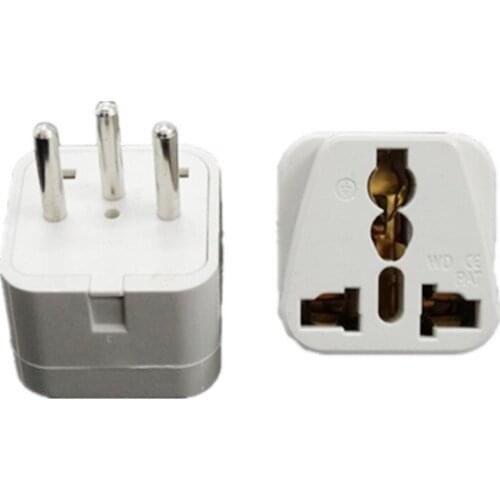 100pcs Universal IL EG Plug Power Adapter US EU Euro US AU UK To 3 Pin Israel Egypt AC Travel Power Adapter Plug Socket Outlet