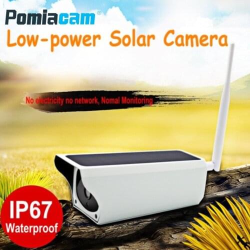 2018 Newest Solar Camera Y4 HD 1080P Wifi Wireless IP Camera Waterproof Outdoor Solar Powered Security Camera 2-way Audio