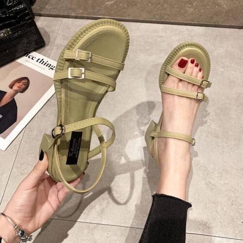2021 Fashionable Sexy Sandals Summer New Women Shoes Zapatos De Mujer Shiny Crystal Back Strap Female Sandals