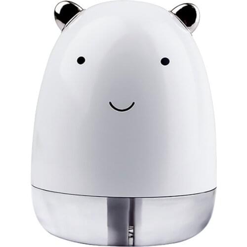 220ML Mini Air Humidifier Cute Bear USB Aroma Diffuser Colorful Night Light Car Office Air Purifier Mist Maker
