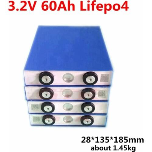 GTK 3.2v lifepo4 battery cells 60Ah 180A lifepo4 batterie for electric wheelchair solar energy storage golf car tour coach
