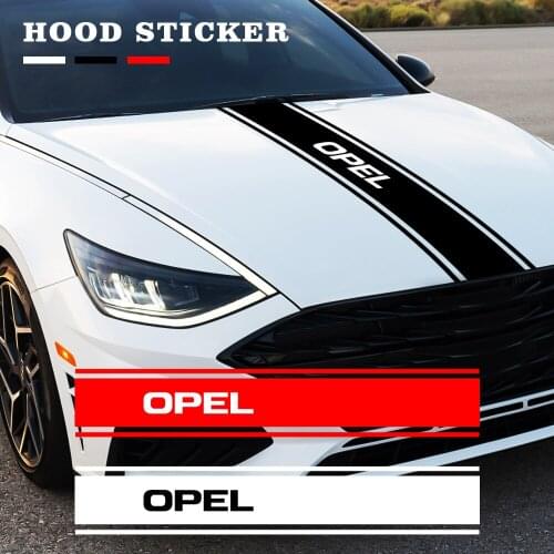 Car Hood Sticker Scratchproof Vinyl Fashion Decoration Decal Sticker Car Styling For Opel Astra H G J Insignia Mokka Zafira Cor