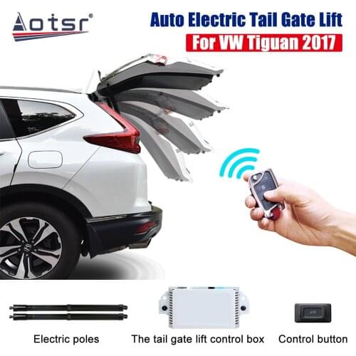 Car Accessories ElectricTail Gate Lift For Volkswagen Tiguan 2017+ Car One Foot Activated Trunk Boot Auto Kick Sensor Rear Door