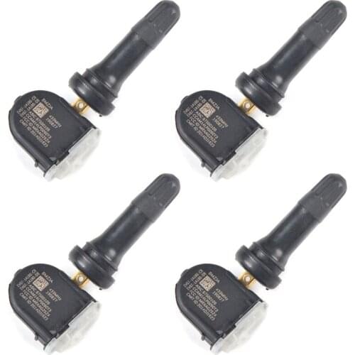 Car TPMS Sensor Snap-In Tire Pressure Sensor 43hz for Car 3021 EV6T-1A180-CB EV6T-1A150-CB (4 PCS)