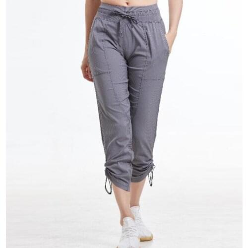 2020 women Workout Running Trousers 4 Way Stretch Ankle-Length Pants yoga leggings