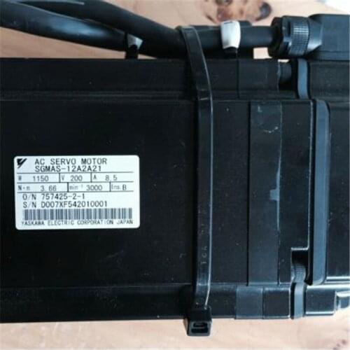 Used Tested Working SGMAS-12A2A21 AC SERVO MOTOR