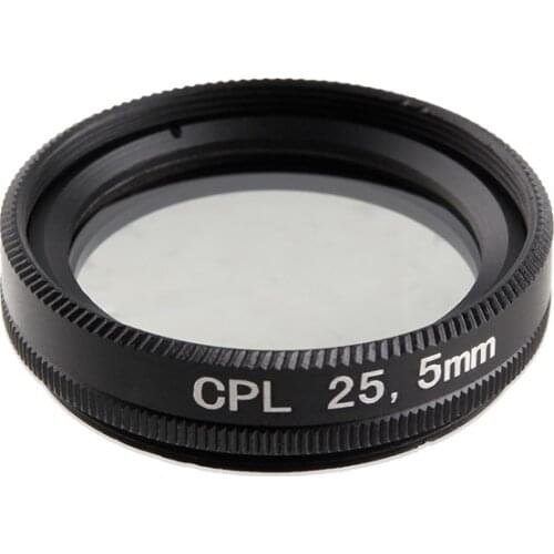 Small Caliber Camera Filter 25/25.5/27/28/30/30.5/34/35.5/39mm CPL Filters For Industry Video Inspection Microscope Camera Lens